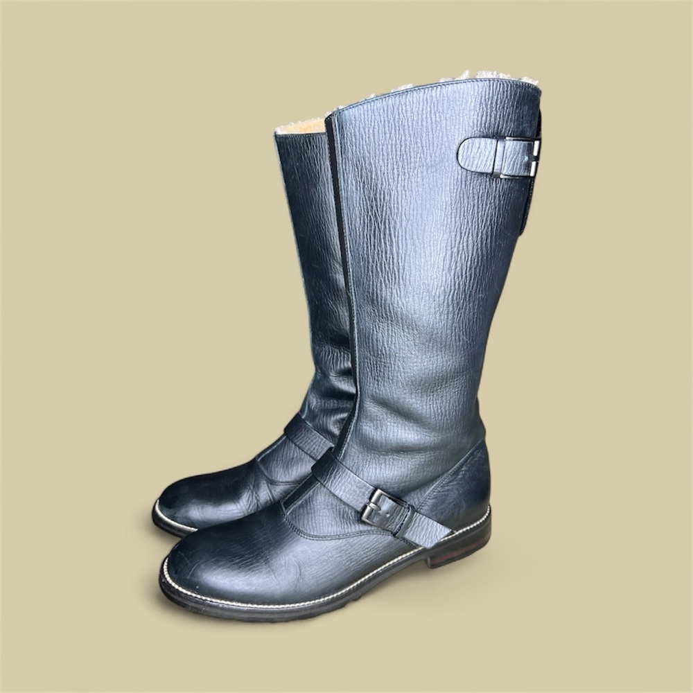 Black Leather GUCCI boots - Picture 1 of 14